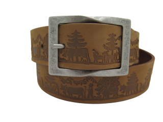 Ledergurt Branding Alpsommer 40mm (11065/72-40)